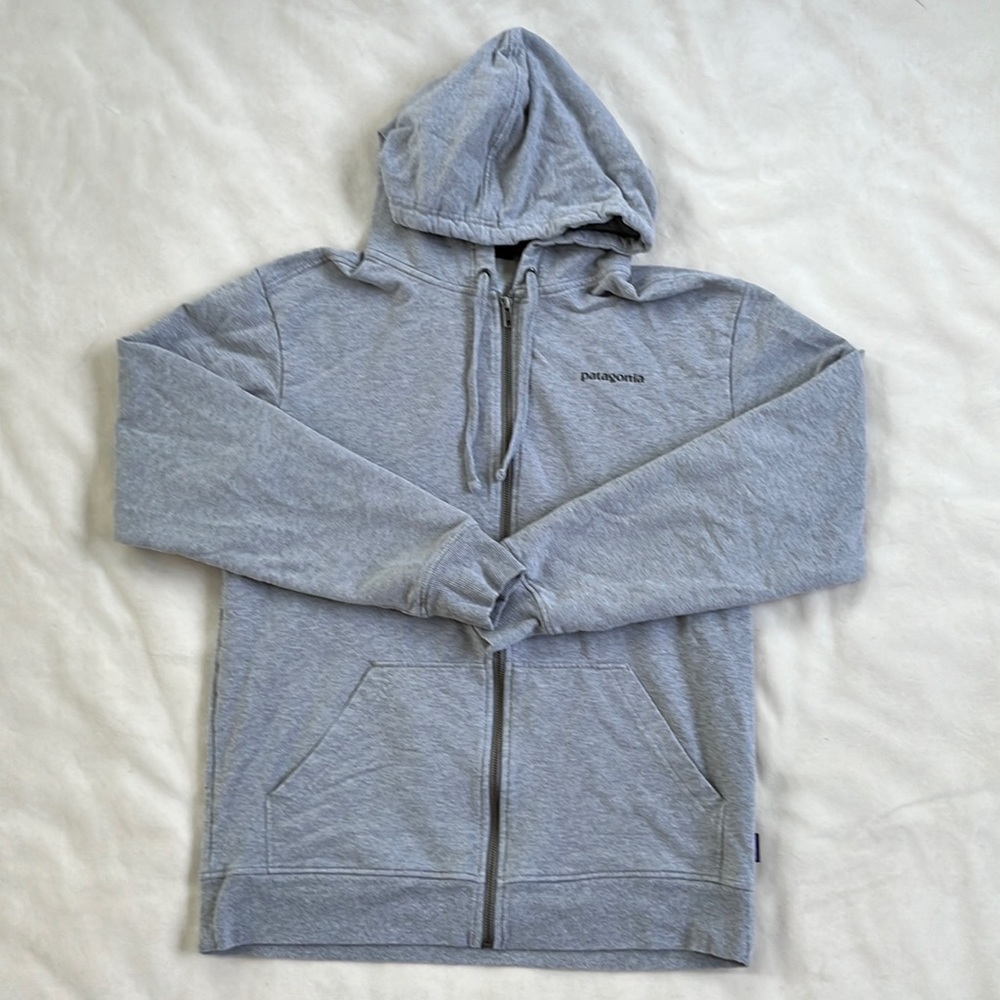 Patagonia full zip hooded sweatshirt